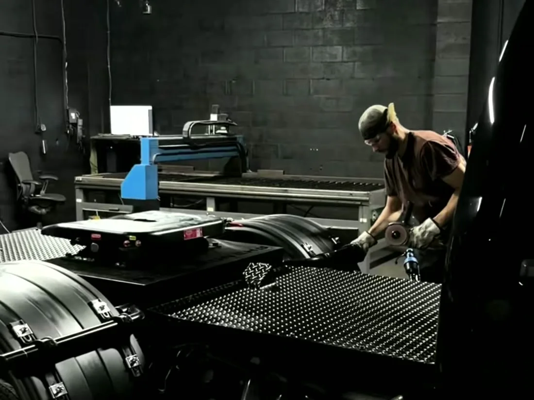Fabrication and welding in the shop